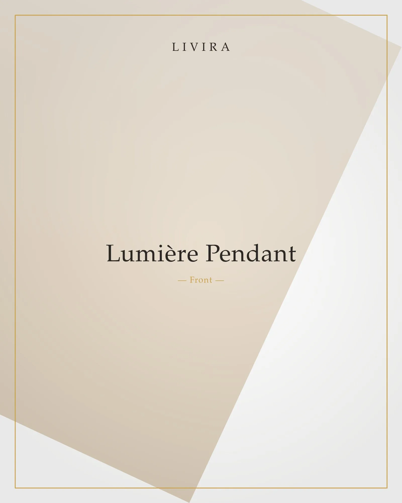 Lumière Pendant Necklace — view 1