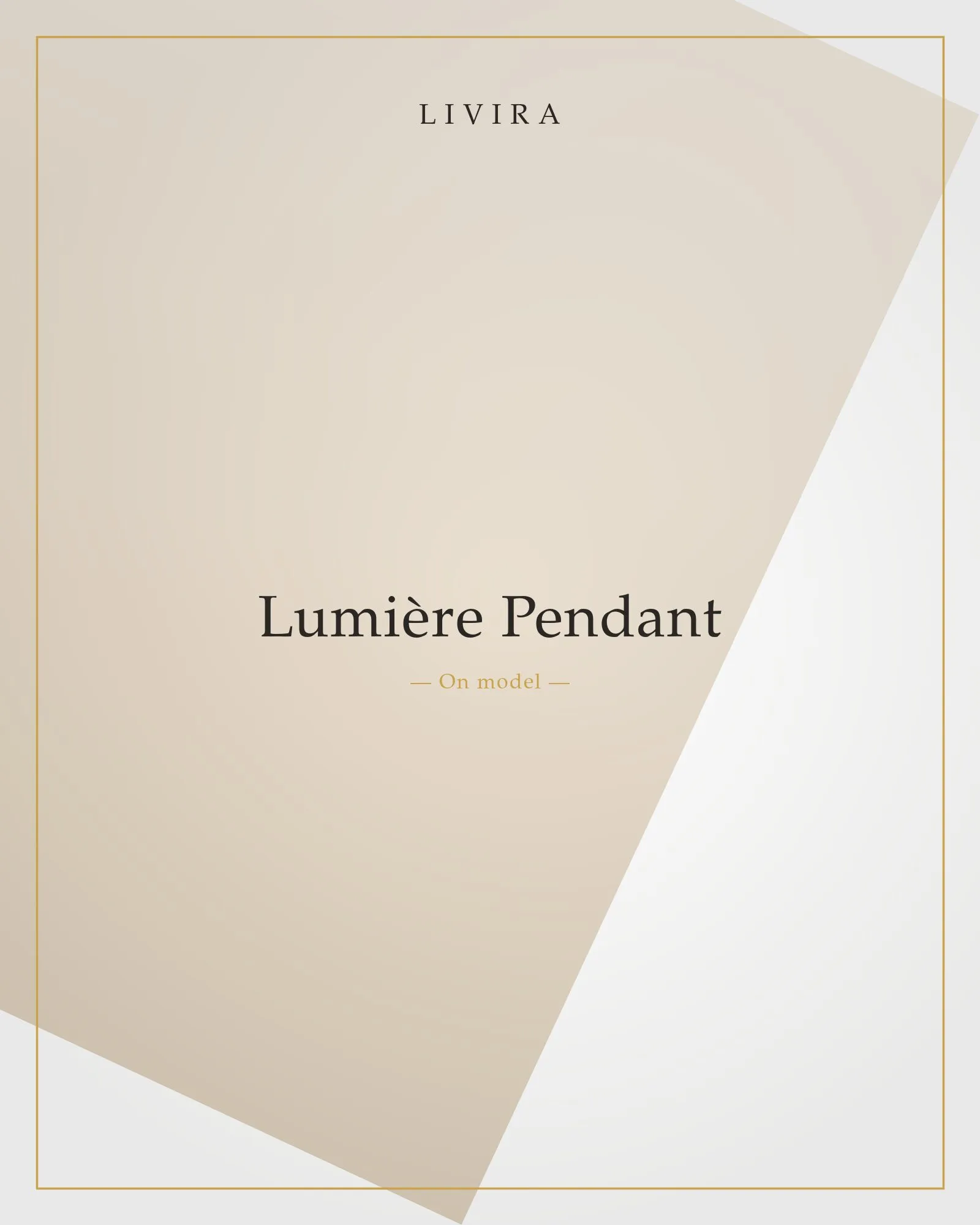 Lumière Pendant Necklace — view 3