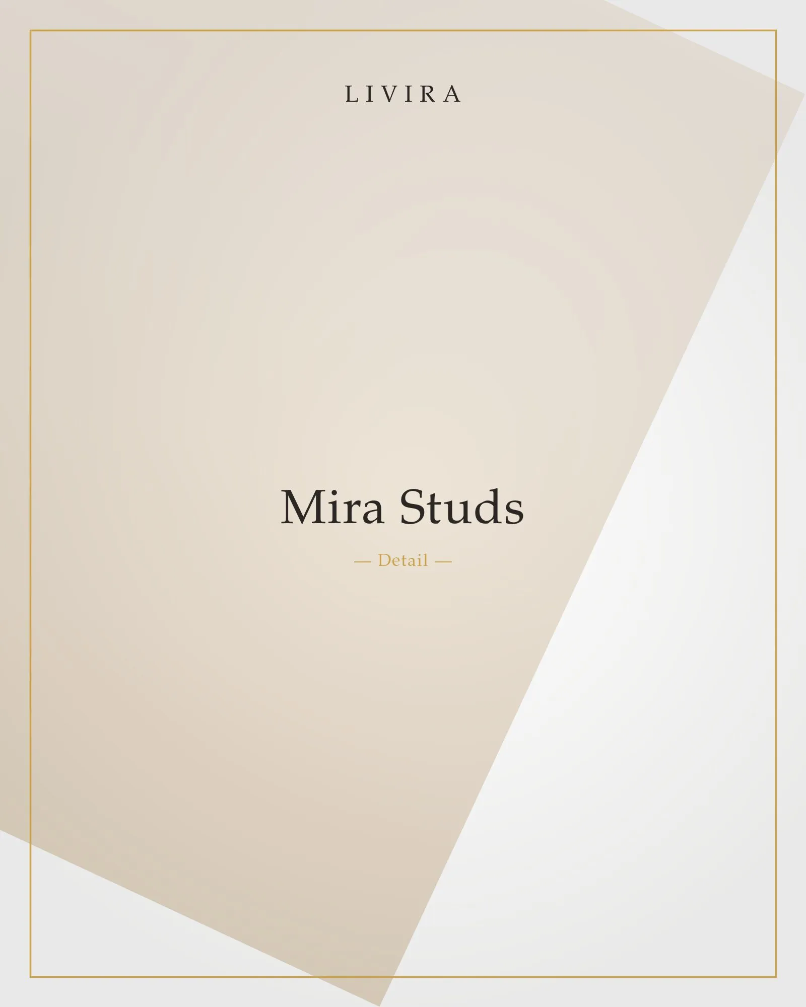 Mira Stud Earrings — view 2