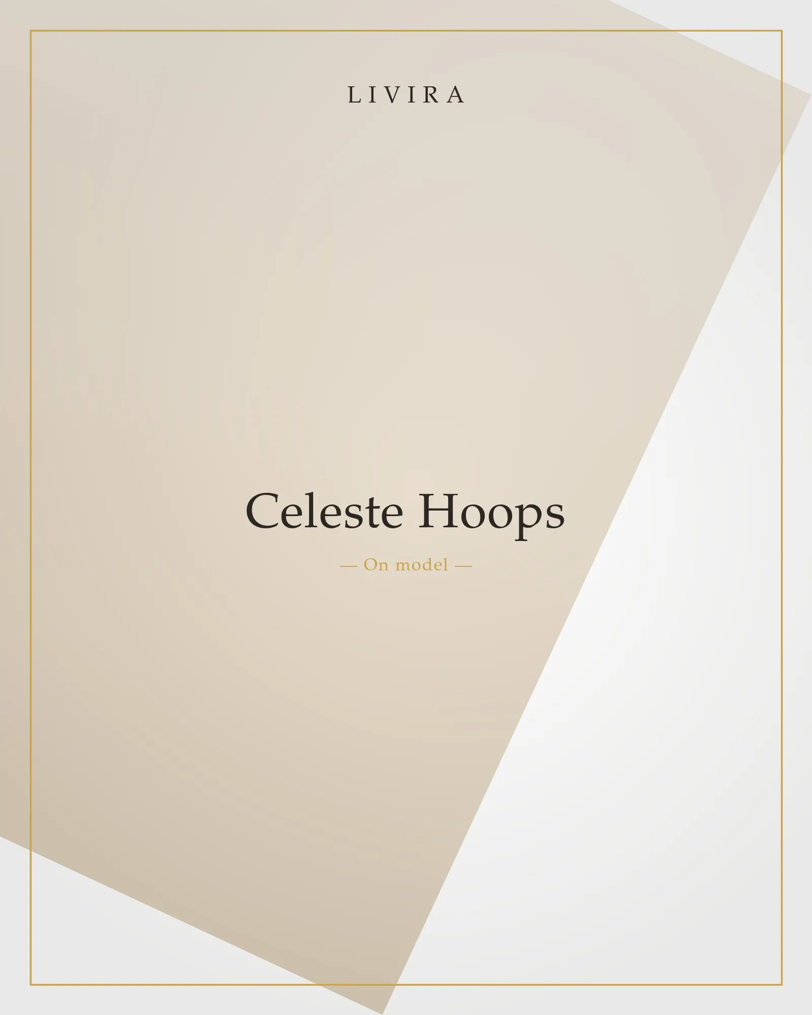 Celeste Hoop Earrings — view 3